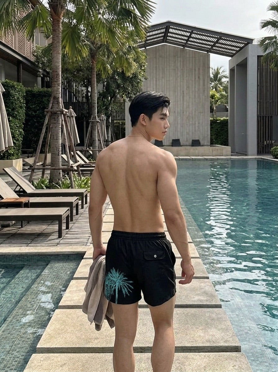 PALM COUTURE SWIM SHORT