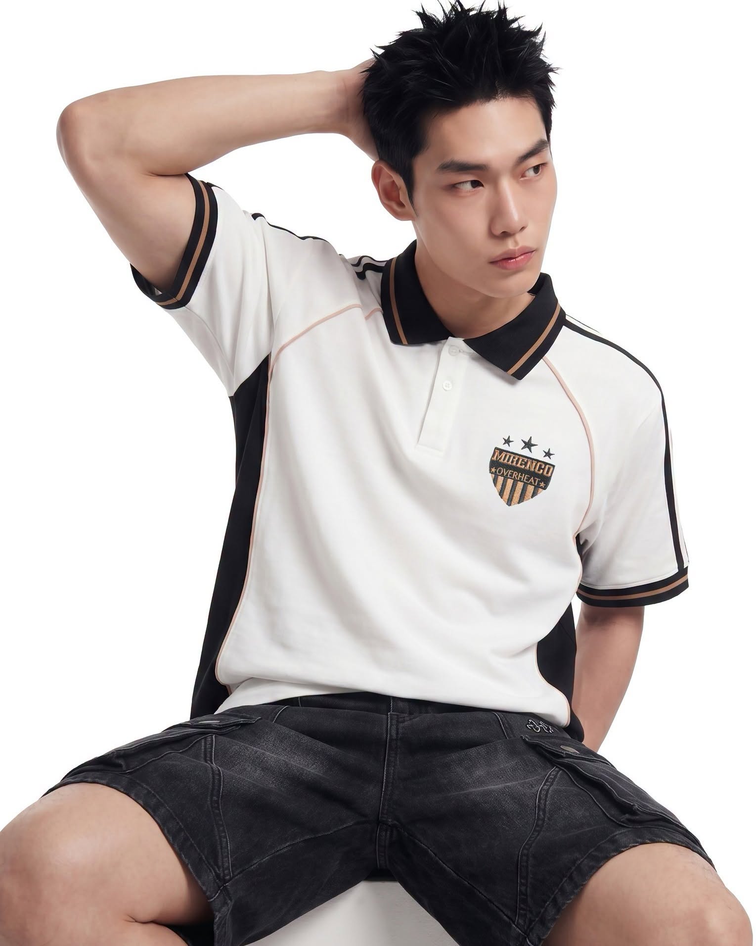 HUSTLE SHIELD POLO