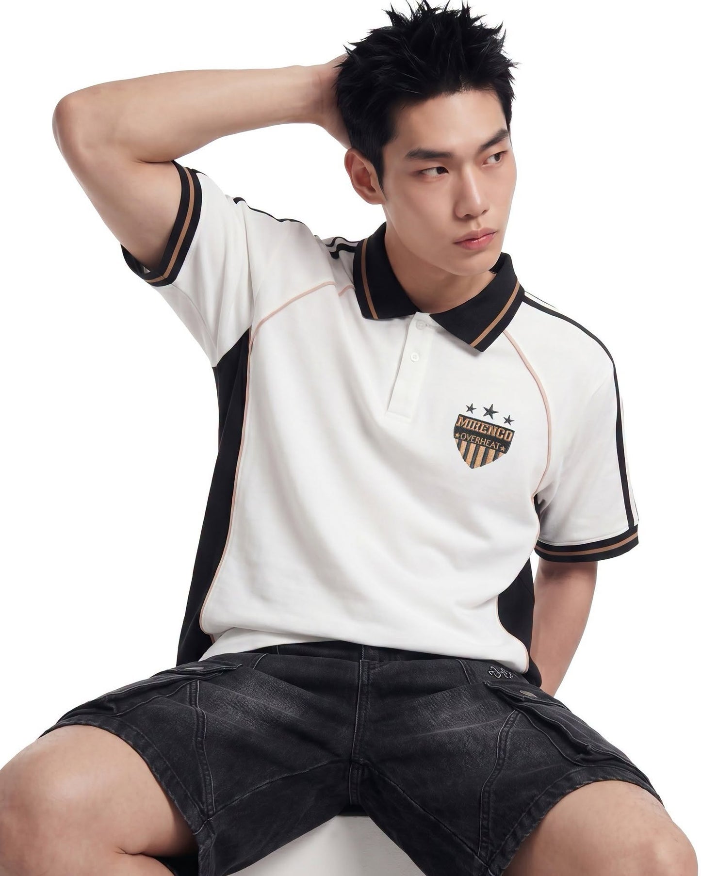 HUSTLE SHIELD POLO