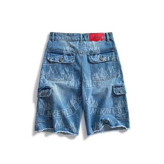 FLAME BANNER CARGO SHORT