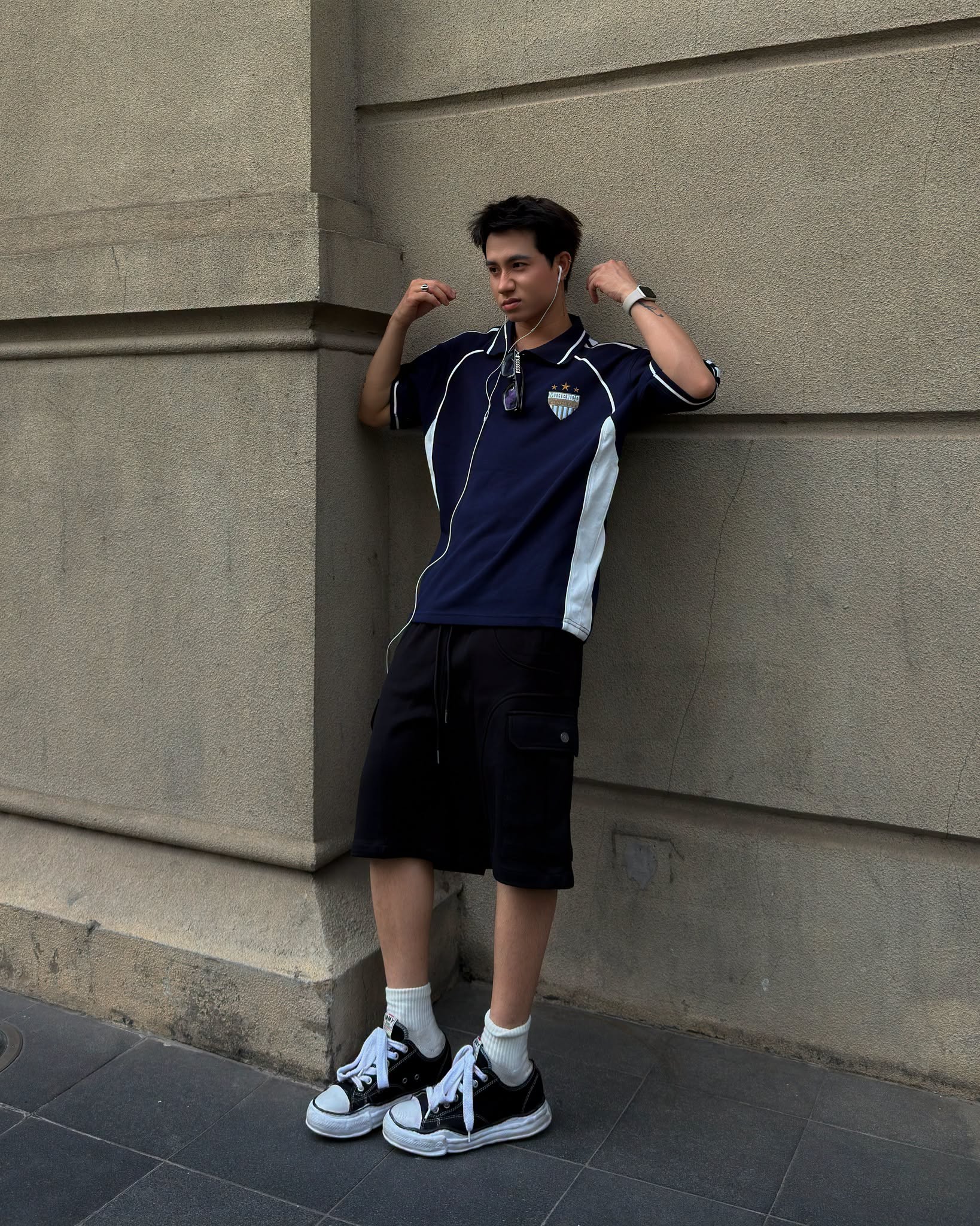 HUSTLE SHIELD POLO
