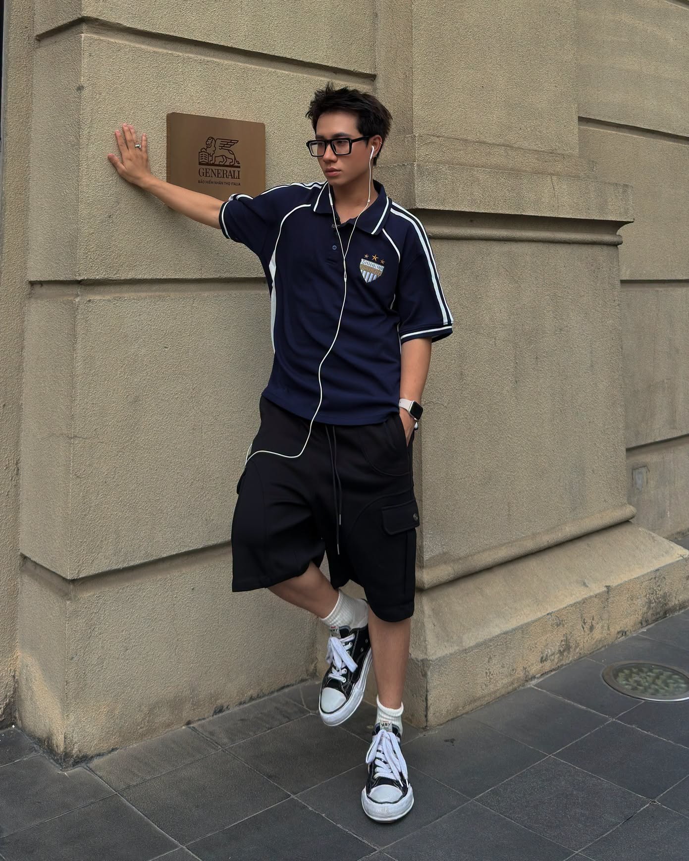 HUSTLE SHIELD POLO