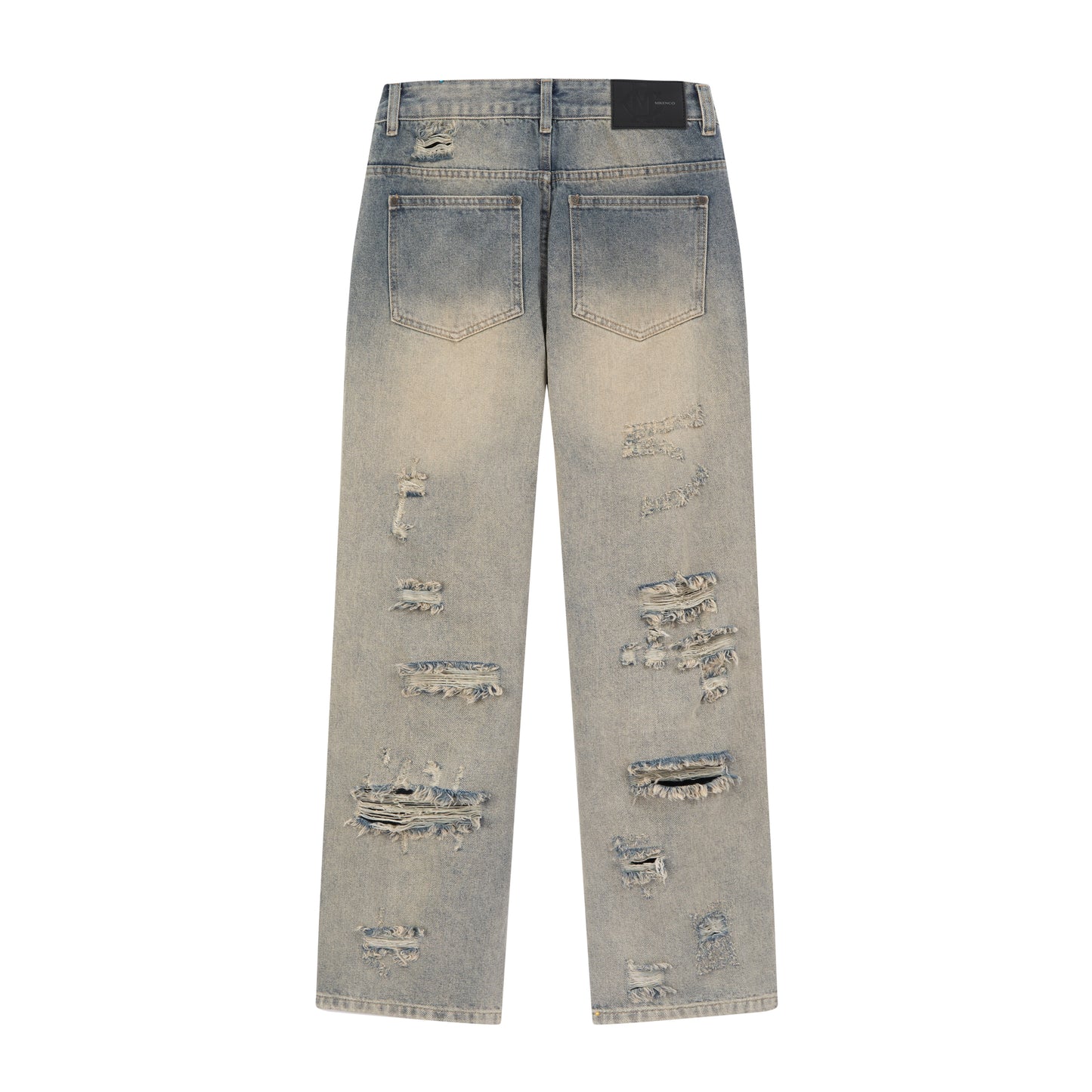 DESTROYED STACKED JEANS