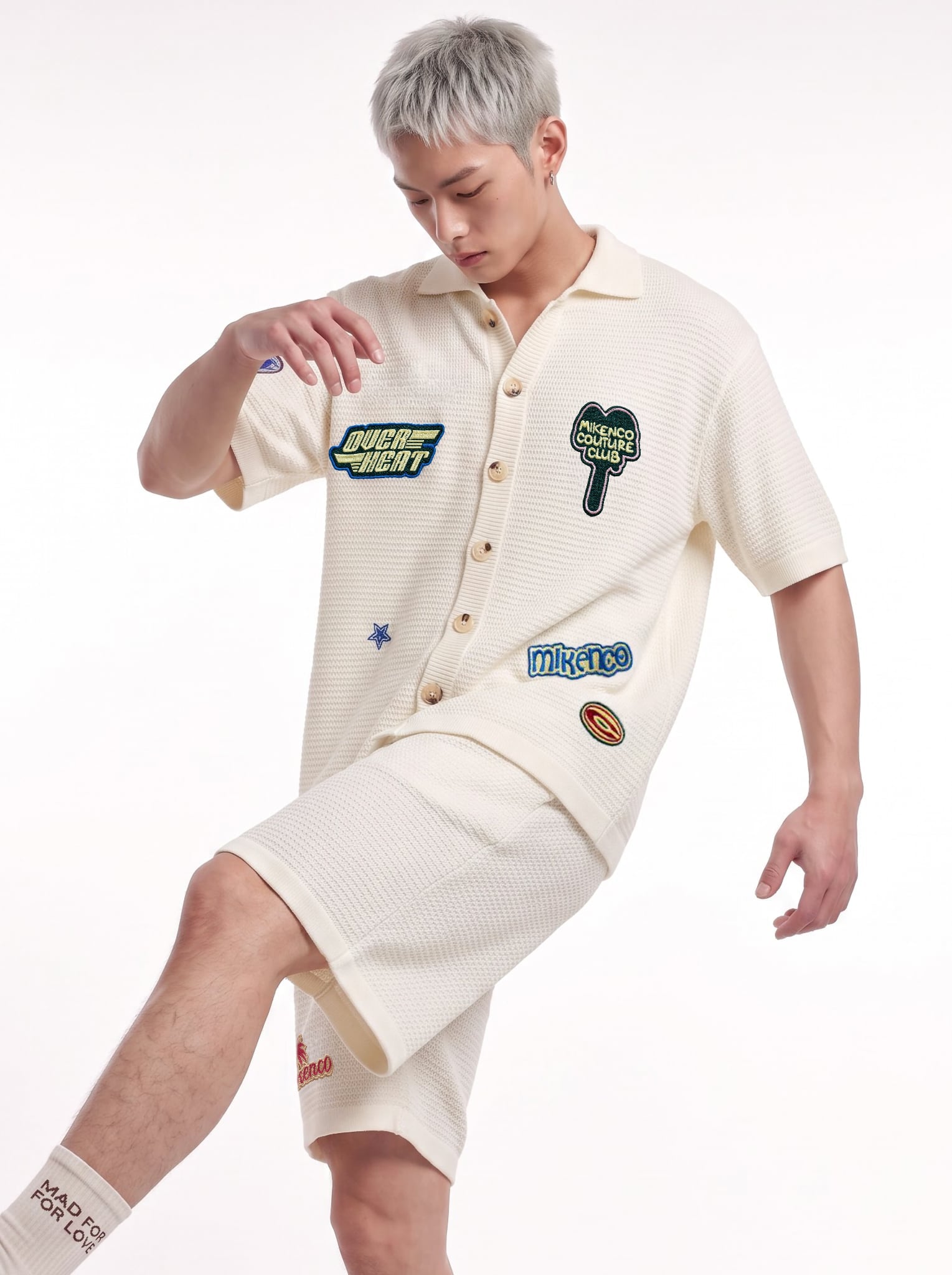 OVERHEAT STICKER KNIT SHORT