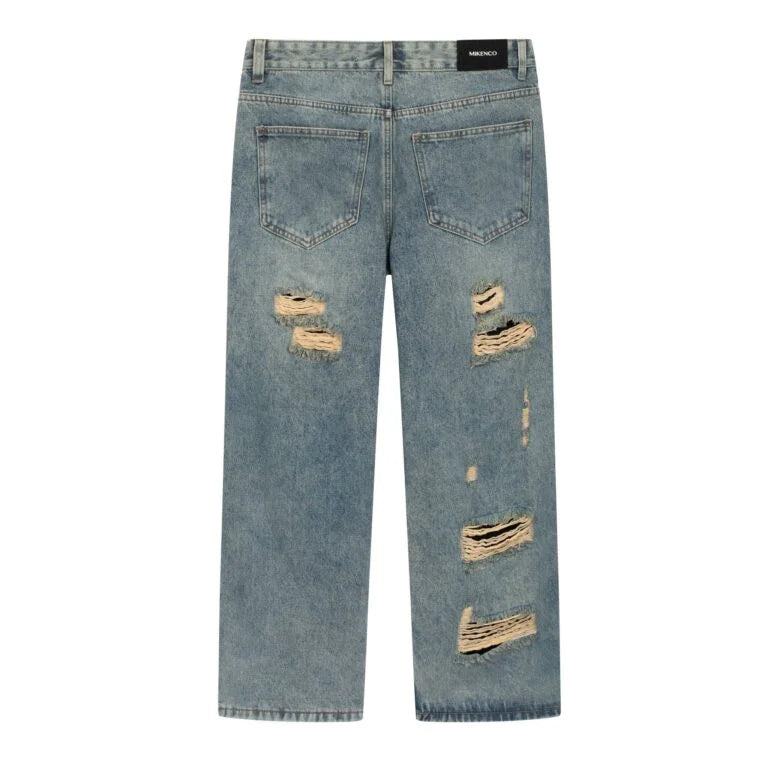 DISTRESSED BAGGY JEANS