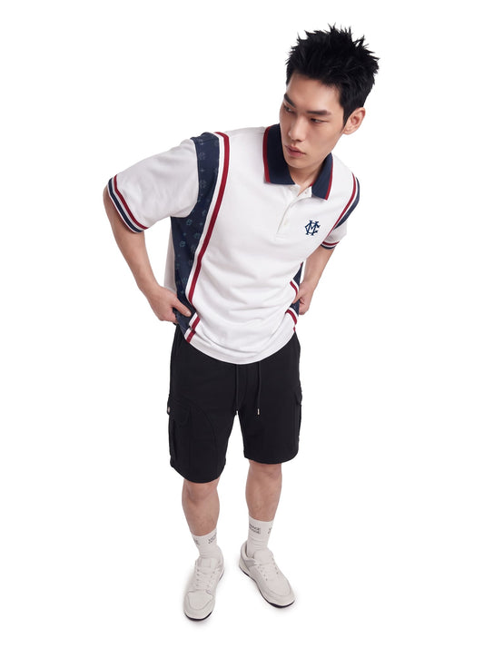 MONOGRAM STRIPES POLO