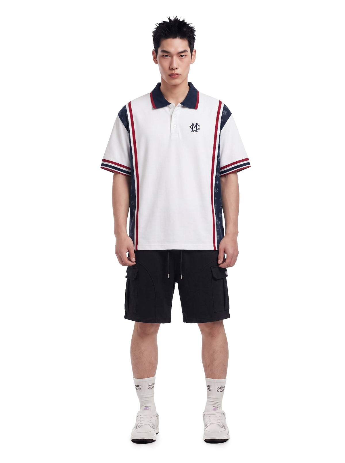 MONOGRAM STRIPES POLO