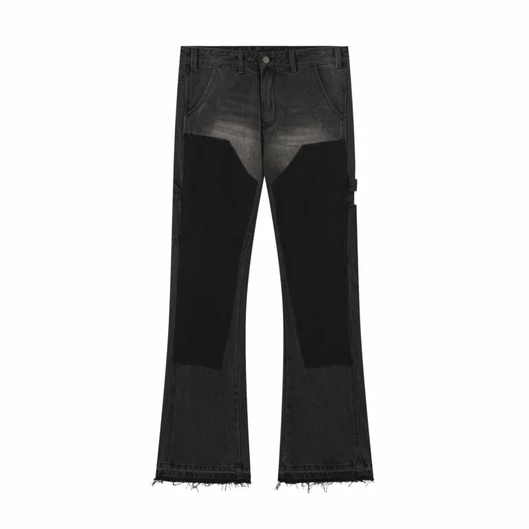 FLARE DOUBLE KNEES JEANS