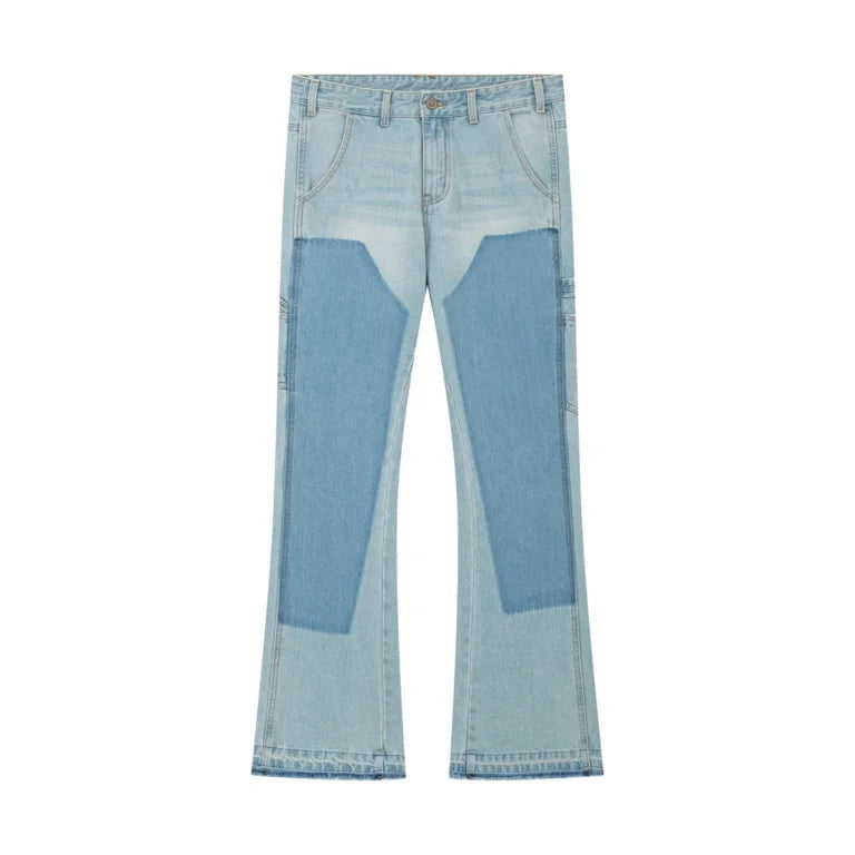 FLARE DOUBLE KNEES JEANS