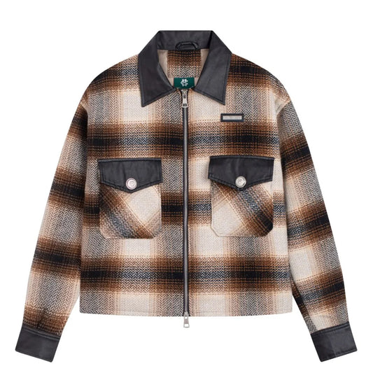 TARTAN WOOL OVERSHIRT