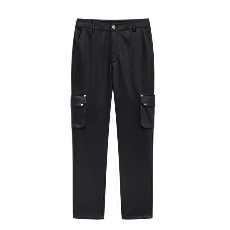 RIVET PU TROUSER