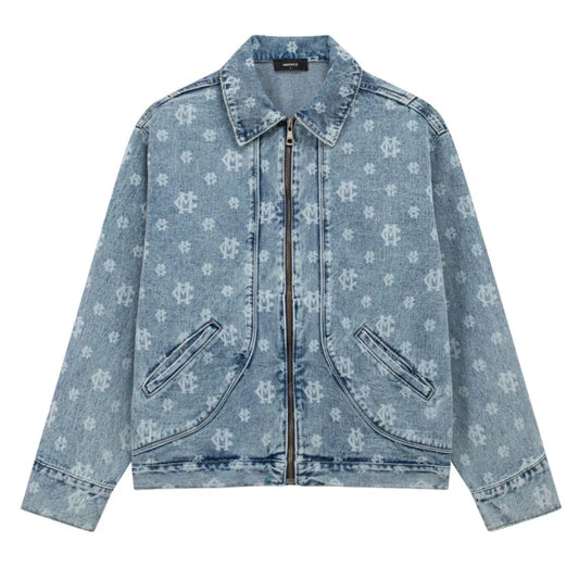 MONOGRAM DENIM JACKET