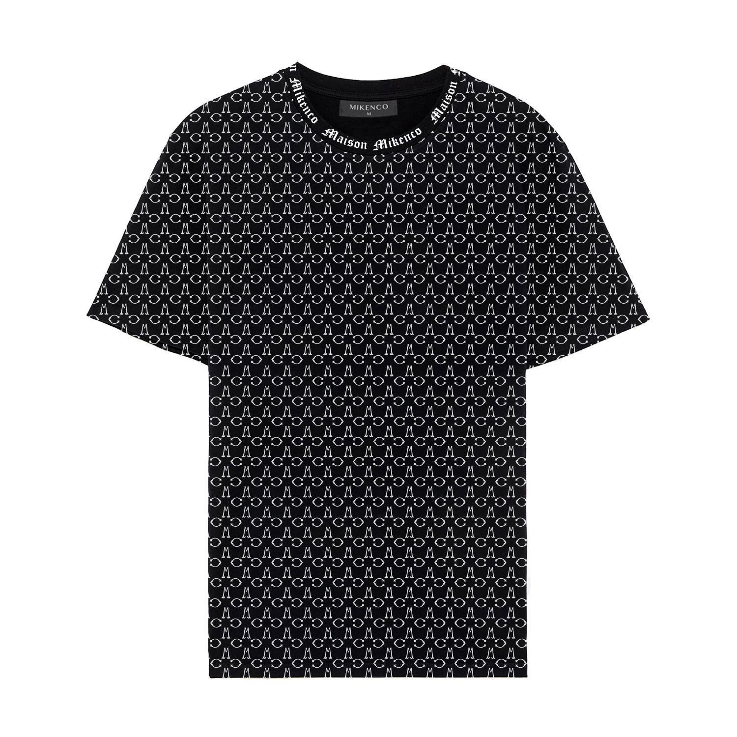 MONOGRAM 1 TSHIRT – BLACK - Mikenco® Official Site