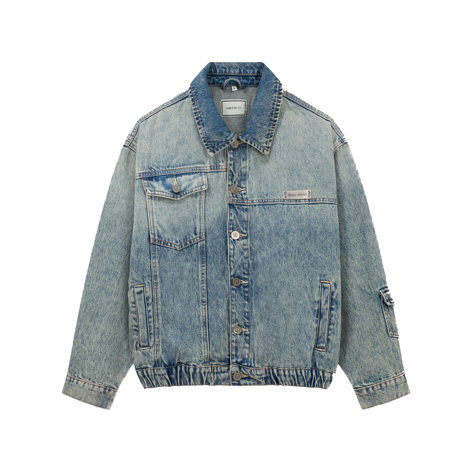 CROPPED DENIM JACKET - Mikenco® Official Site